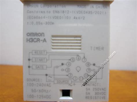 Cửa Hàng Vật Tư Tự Động Hóa Hcmtimer Omron H3cr A Ac100 240