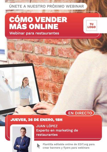 Crea Online Carteles Y Anuncios Para Tu Webinar Con Plantillas Gratis