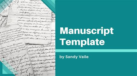 Manuscript Template & Formatting Instructions