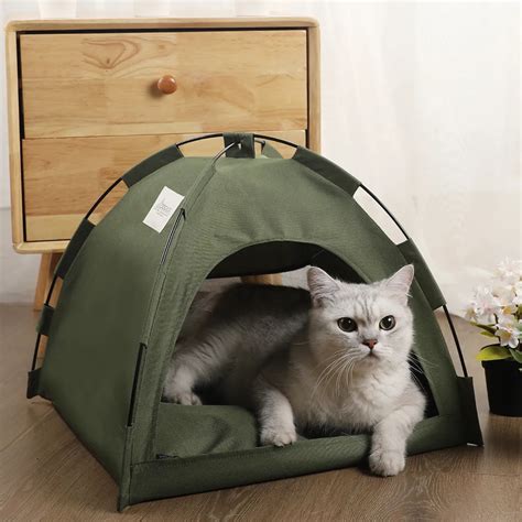 Pet Tent Bed Cats House Supplies Products Accessories Warm Cushions