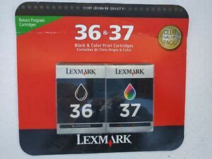 GENUINE Lexmark 36 37 Ink Cartridges Black & Color Combo Set 734646965156 | eBay