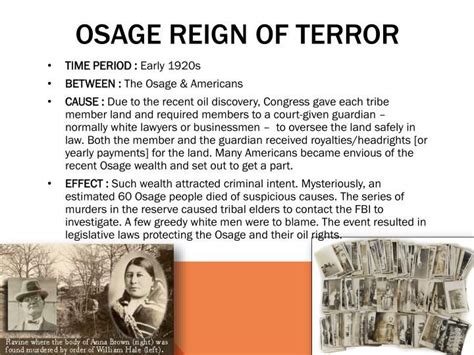 UnMitigated The Osage Reign Of Terror How A Bigoted Conspiracy