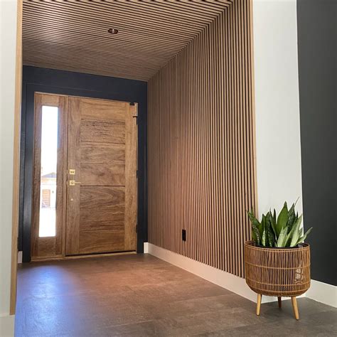 Acoustic Timber Slats Wall Panels Wooden Slats