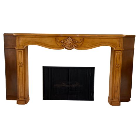 Monumental Tudor Style Oak Fireplace Mantle England 1860 For Sale At