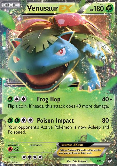 Venusaur Ex Generations Pokemon Card