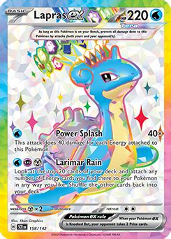 Scarlet VioletStellar Crown Triple Play Cinderace Ex Lapras Ex