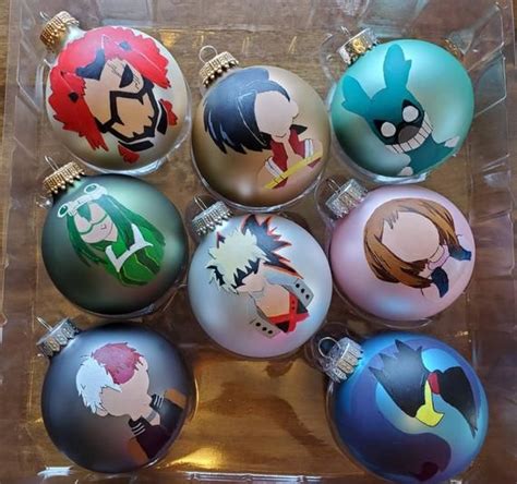 My Hero Academia likeness ornament set | Etsy in 2021 | Diy christmas ...