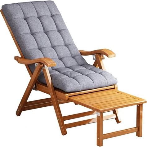 Liwi Chaise Longue Haiyu D Ext Rieur Pliante Chaise Inclinable En Bois