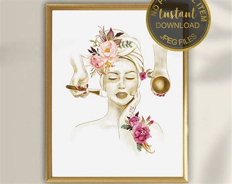 Printable Spa Decor Beauty Salon Wall Art Wellness Center Etsy In 2021 Spa Decor Beauty