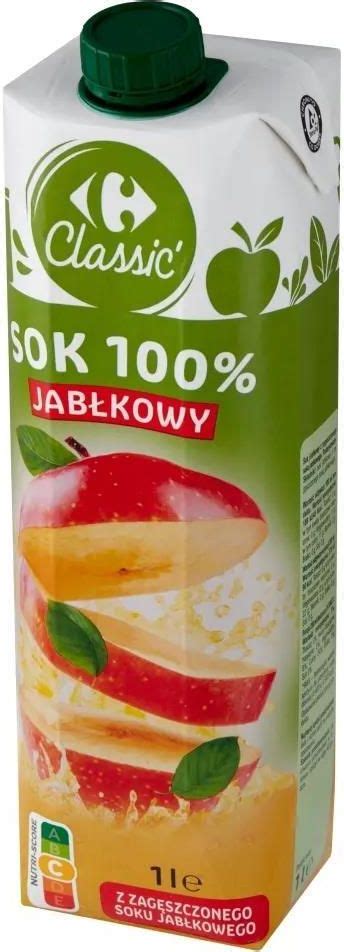 Carrefour Classic Sok 100 Jabłkowy 1L Ceny i opinie Ceneo pl