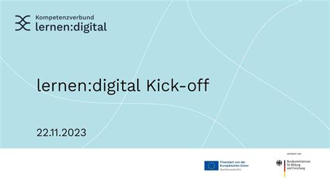 Lernen Digital Kick Off Wissen Vernetzen Transfer Gestalten