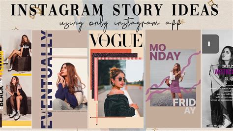 10 Creative Aesthetic Instagram Story Ideas Using IG App Only YouTube