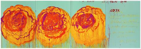 The Rose I Cy Twombly Cy Twombly Art Rose Painting