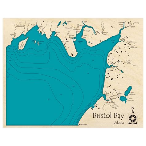 Bristol Bay Custom Laser Cut Art Lake Art Llc