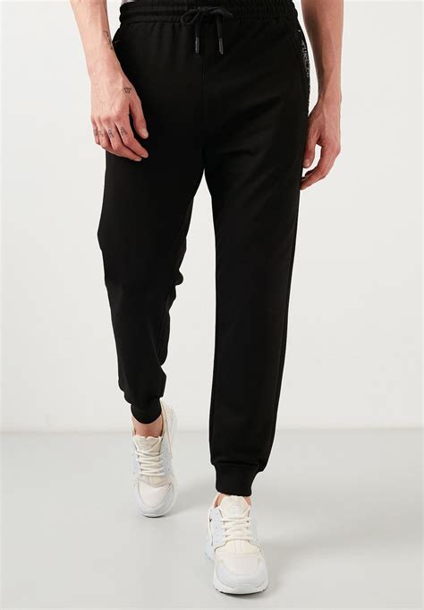 Buratti Slim Fit Jogginghose Black Schwarz Zalando De