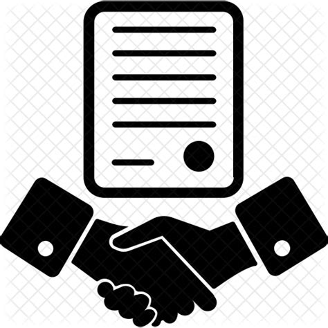 Deal Agreement Icon Download In Glyph Style