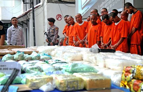 Jakarta Police Thwart Drug Smuggling Attempt By International Drug