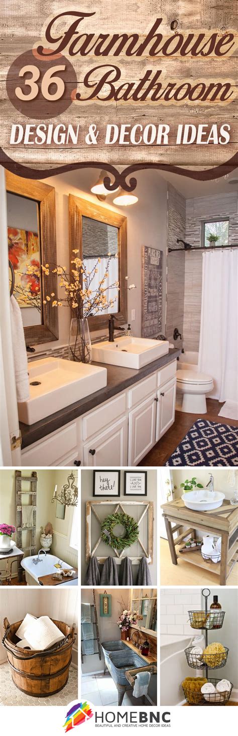 36 Best Farmhouse Bathroom Design And Decor Ideas For 2017