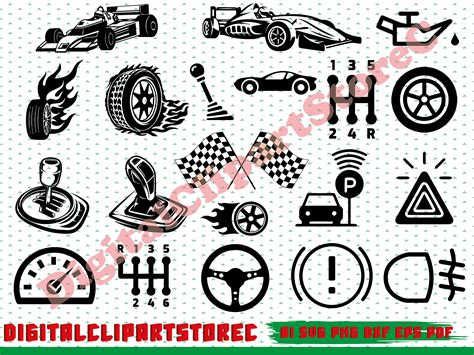 Car Svg Bundle Car Wheel Svg Fog Car Light Svg Speed Etsy