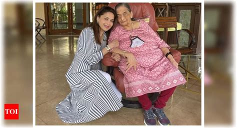 Madhuri Dixit Pens Down Emotional Note Remembering Mother Snehlata