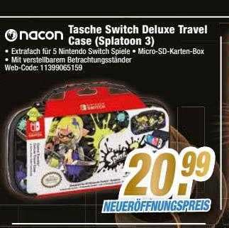 Nacon Tasche Switch Deluxe Travel Case Splatoon Angebot Bei Expert