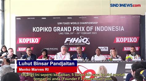 Luhut Binsar Pandjaitan Prediksi 2 3 Tahun Lagi Indonesia Punya Tim F1