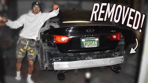 How To Remove Rear Bumper On Q Youtube