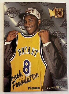 1996 97 Fleer Metal Fresh Foundation Kobe Bryant 137 RC