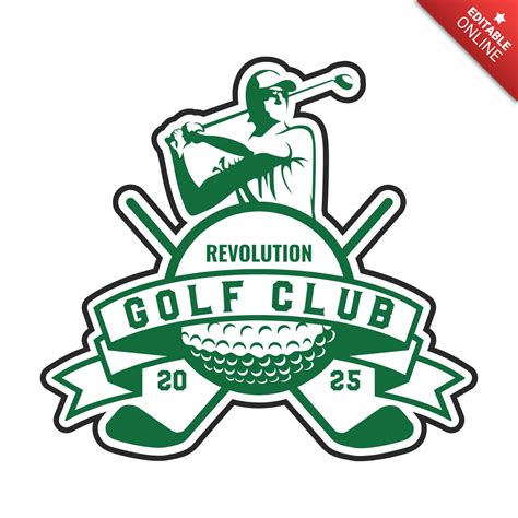 Plantilla de diseño de logotipo de club de golf Modelo de diseño gratuita