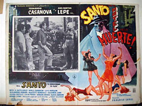 SANTO EN EL HOTEL DE LA MUERTE 1963Dir FEDERICO CURIELCast