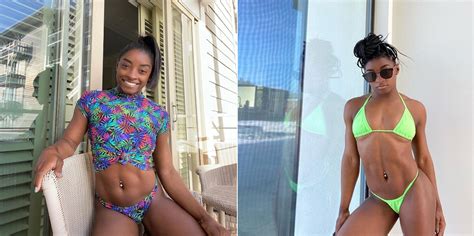 Pictures Of Simone Biless Abs Popsugar Fitness