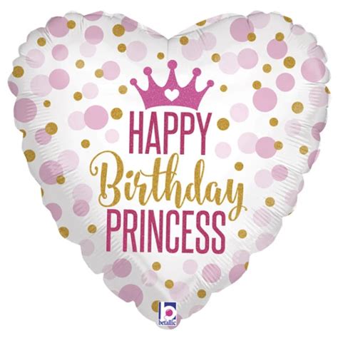 Inch Cm Grabo Glitter Birthday Princess Folie Ballon Kopen