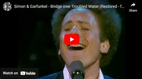 Watch Simon Garfunkel Bridge Over Troubled Water Restored From