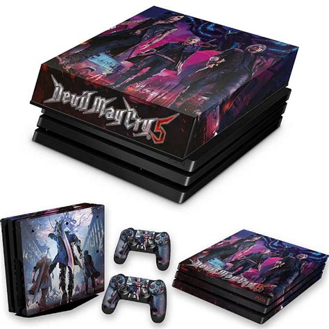 Kit Ps Pro Skin E Capa Anti Poeira Devil May Cry Pop Arte Skins