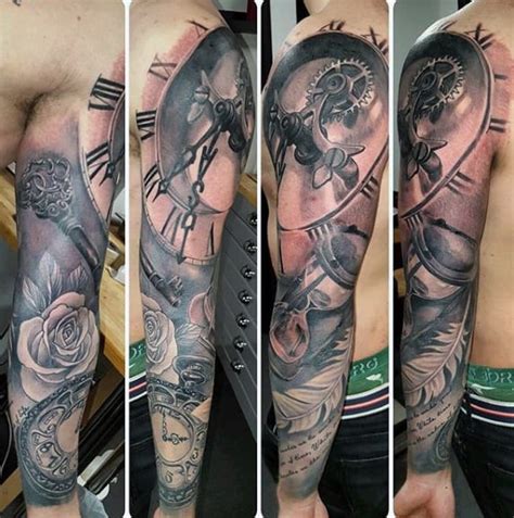 60 Hourglass Tattoo Designs For Men Passage Of Time