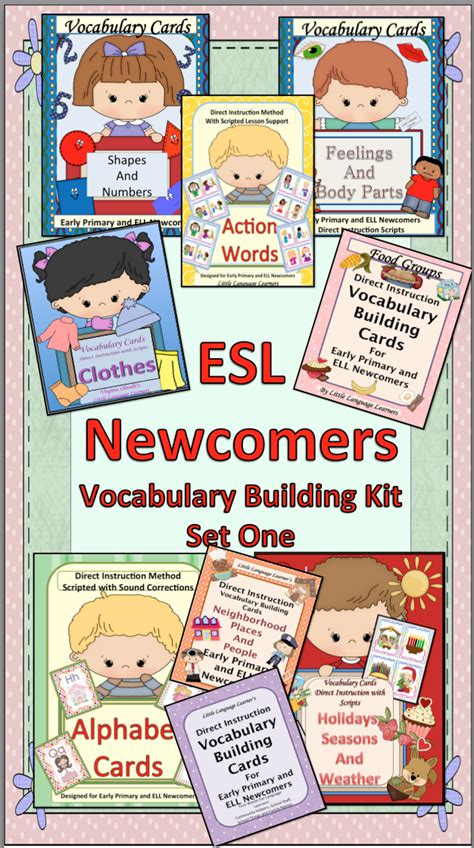 This Vocabulary Kit Is An Essential Resource For Ell Newcomers It Is