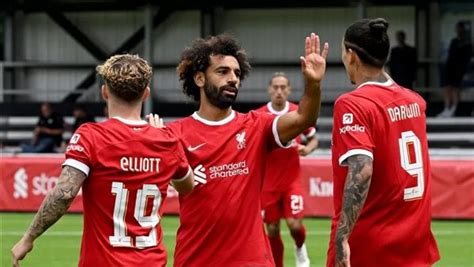 محمد صلاح يقود تشكيل ليفربول الرسمي لمواجهة ليستر سيتي وديًا