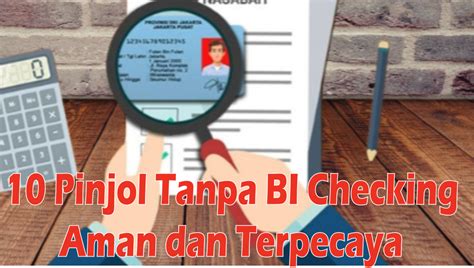 Pinjol Tanpa Bi Checking Terbaru Solusi Pinjaman Bagi Yang Punya