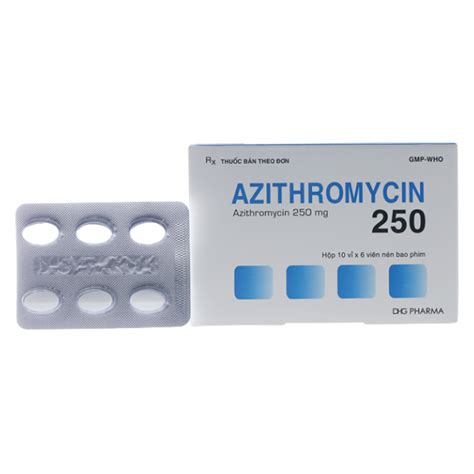 Thuốc Azithromycin 250 điều trị các bệnh lý nhiễm khuẩn