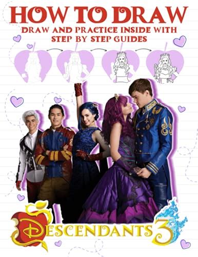 How to Draw Descendants 3: Learn To Draw Character And Color It In ...