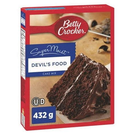 Betty Crocker Devils Food Super Moist Cake Mix 432g15oz Imported From Canada