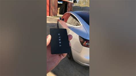 Карточка Ключ от Tesla Model 3 Key Card Shorts Тесла Модель 3 Youtube