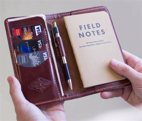 Personalized Leather Field Notes Wallet Valentine Gift Field Etsy Uk