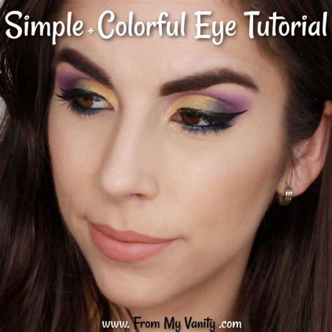 Easy & Colorful Eyes with COVERGIRL | Tutorial - From My Vanity | Covergirl tutorial, Covergirl ...