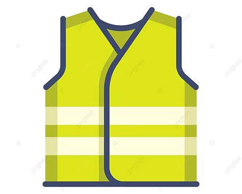 Green Reflective Vest Worker On The Track Green Wear Work Wear Vector