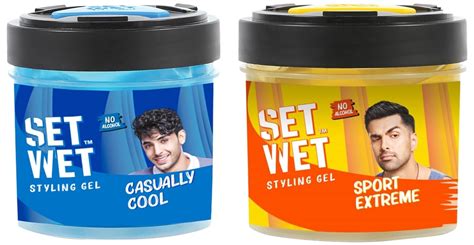 Buy Set Wet Hair Gel Ultimate Hold 250ml And Cool Hold Strength Hair Gel 250ml Online At Low