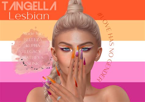 Second Life Marketplace Tangella Nails Lesbian