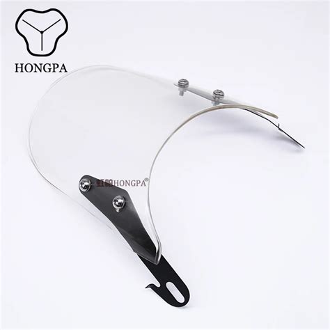 5 7 Inch Motorcycle Retro Windshield Instrument Visor Fit For Round