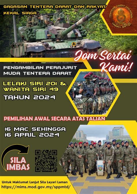 Iklan Tentera Darat Malaysia Perajurit Muda Tentera Darat Lelaki