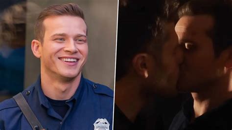 Oliver Stark Slams Homophobic 9 1 1 Fans After His Character S Same Sex Kiss On The Show 📺